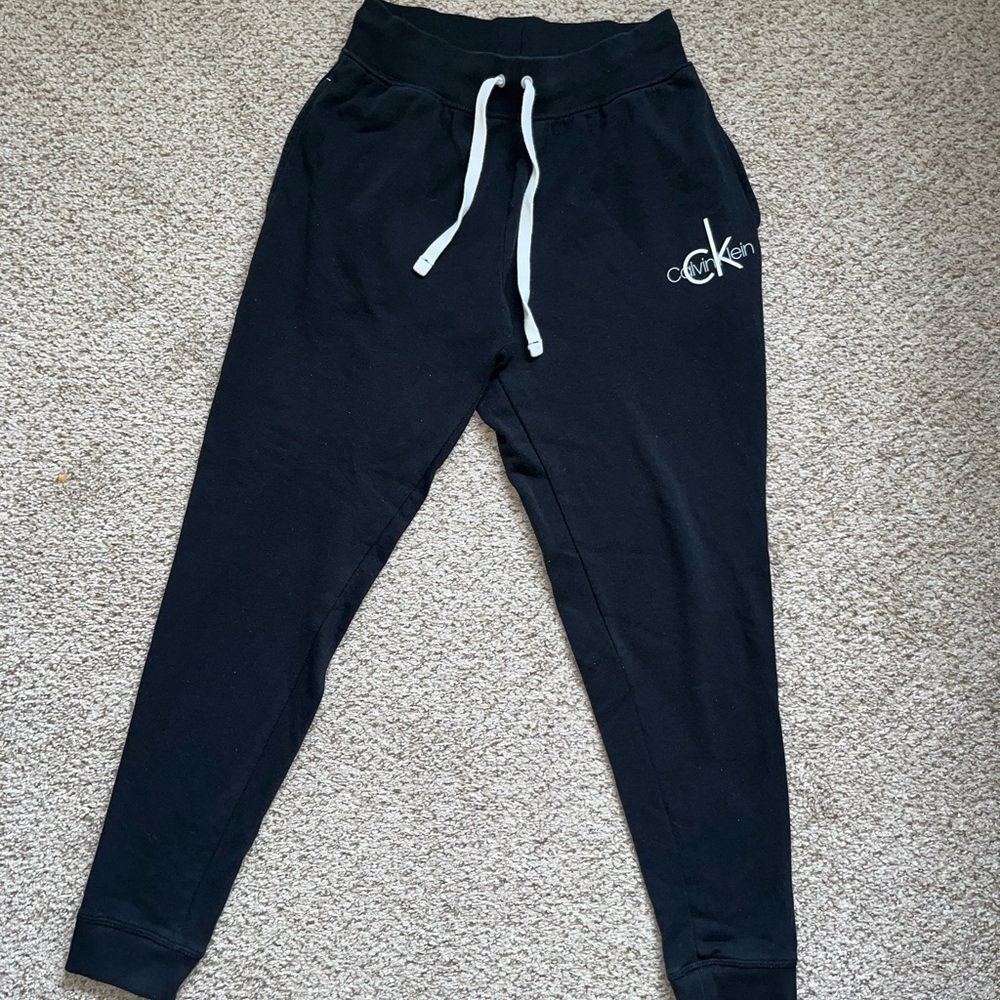 Calvin Klein Collection Black Jogger Pajama Pants